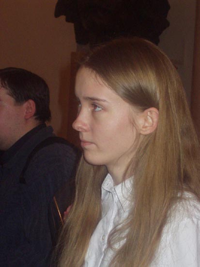Василина Орлова. На заднем плане Александр Головко.